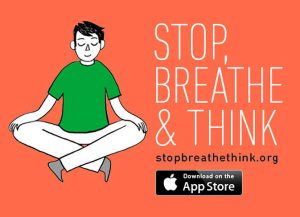 Stop, breathe and think app
