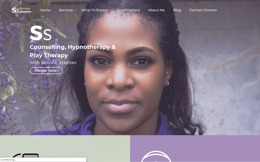 Simone Stephen counselling - therapy web design liverpool