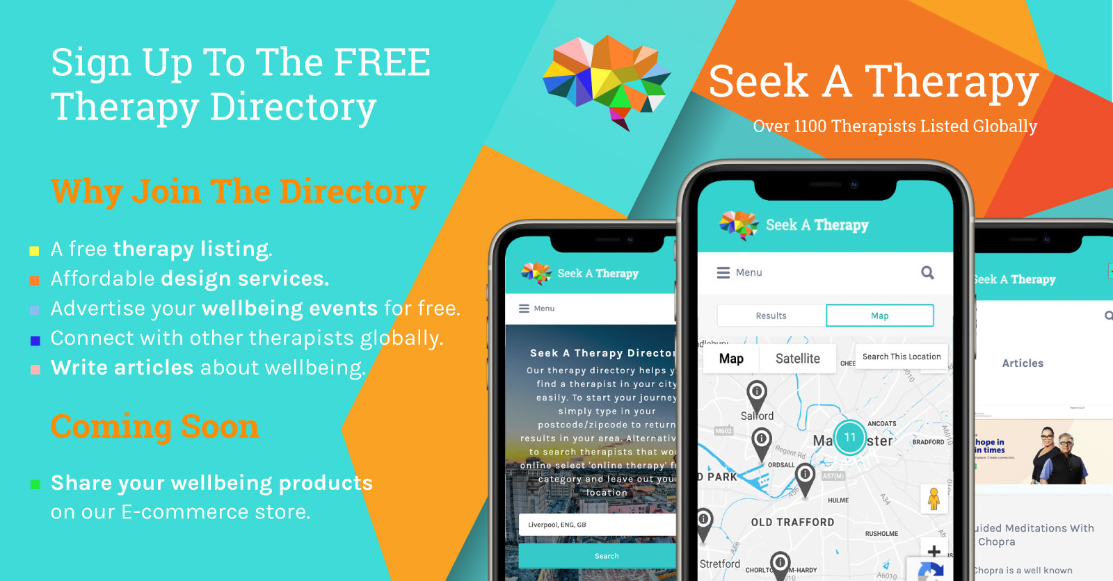 Seek A Therapy Free Therapy Directory